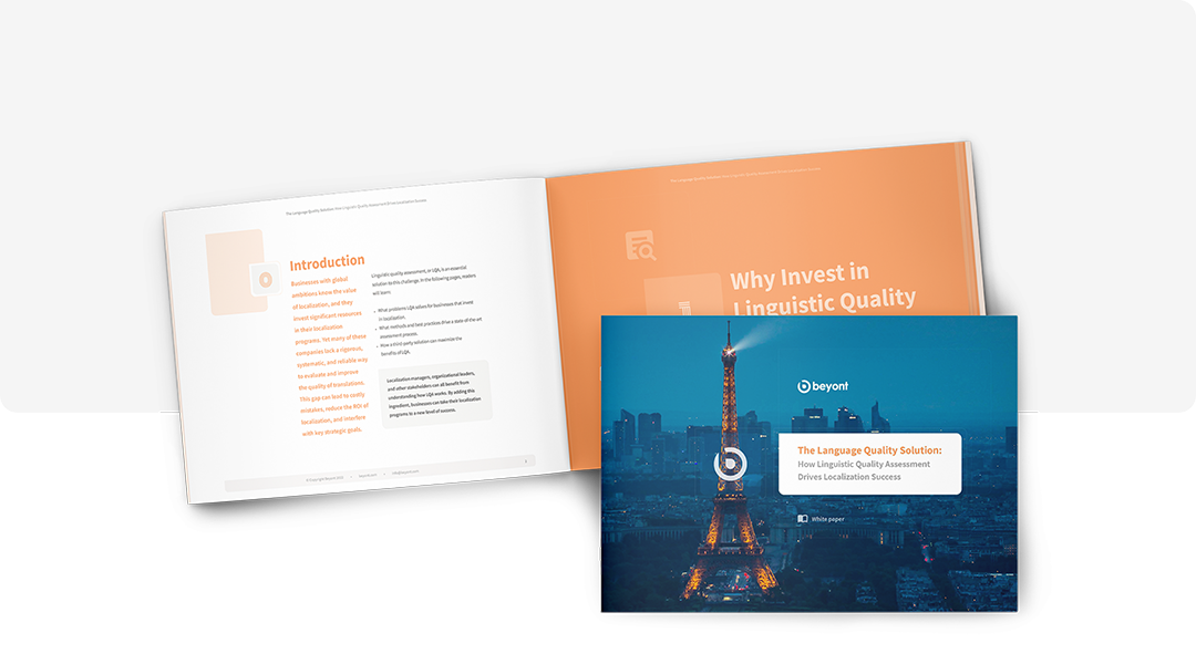 White Paper: How to Succeed at Localization with Linguistic Quality Assessment [Free Download]